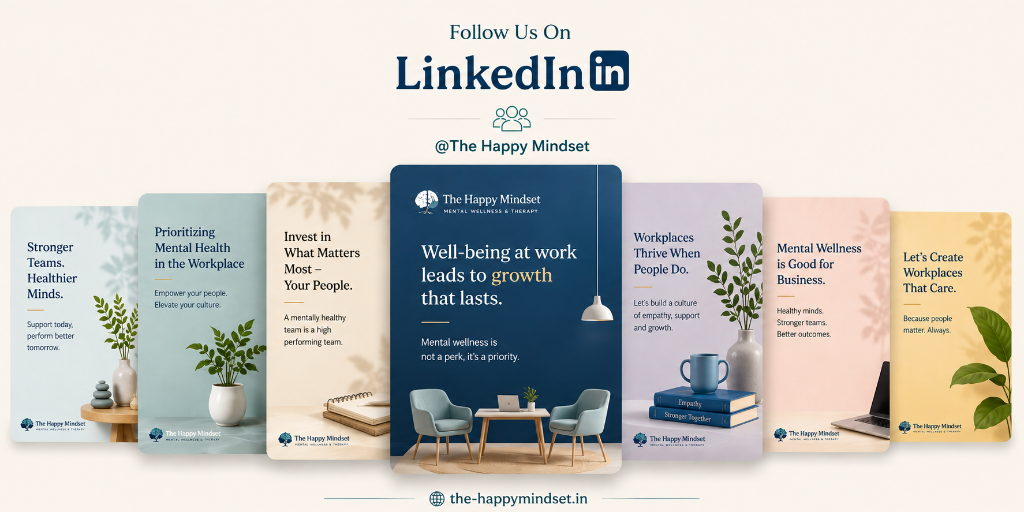 Follow Us On LinkedIn @The Happy Mindset